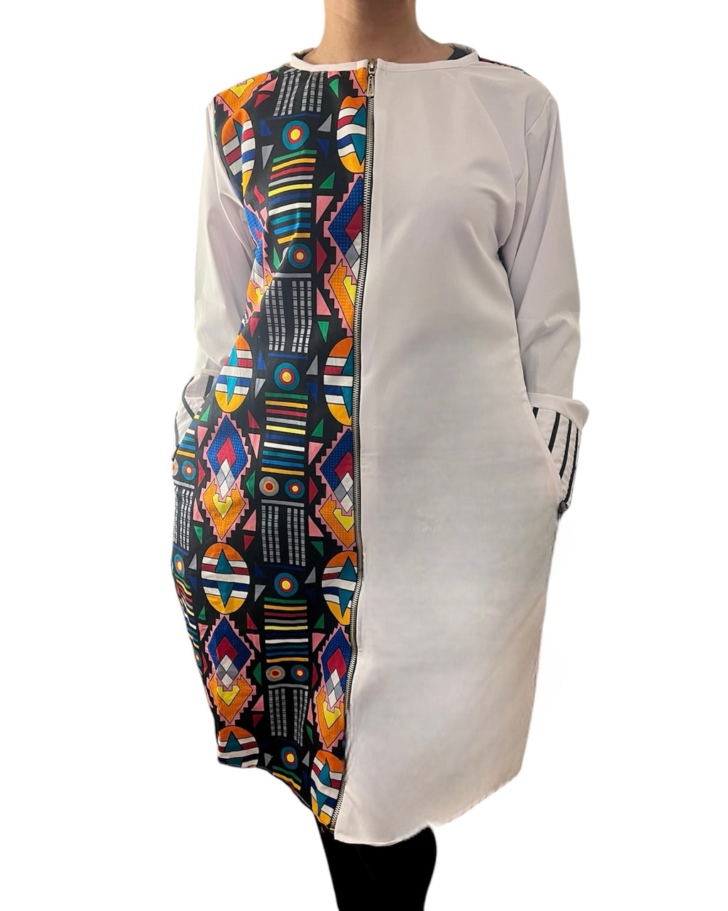 Robe ethnique mi-longue