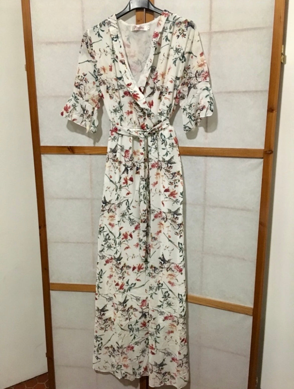Longue robe à fleurs