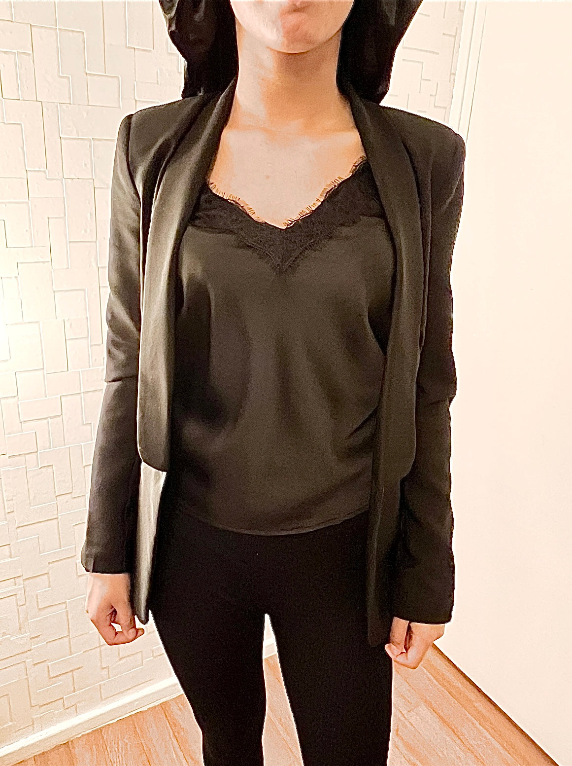 Débardeur en satin petite taille  ,femme