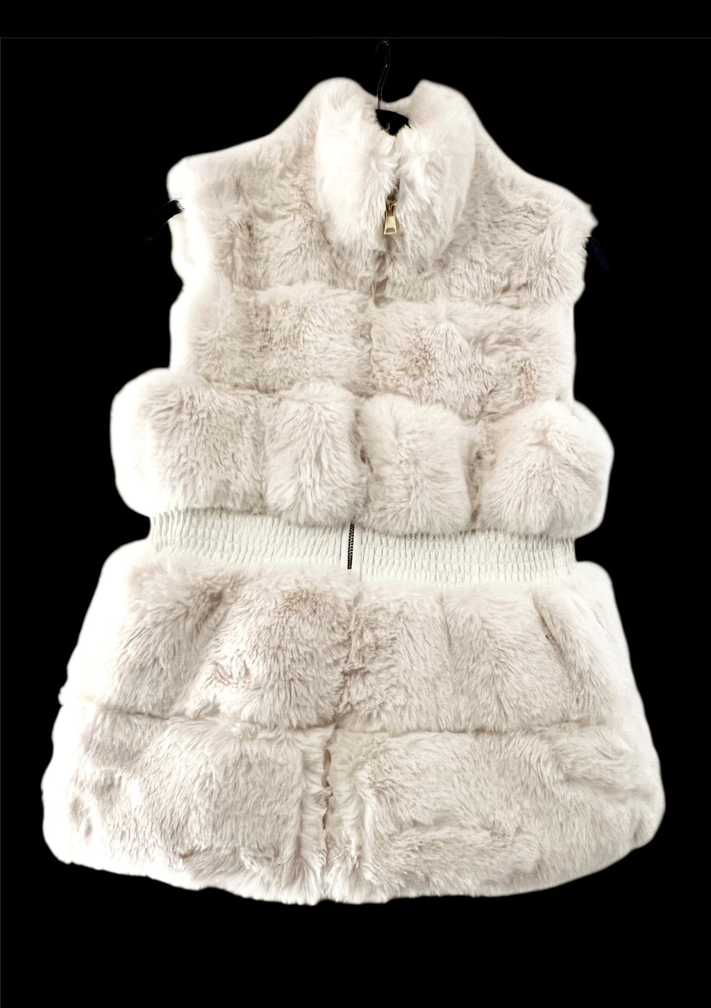Manteau en fausse fourrure sans manches