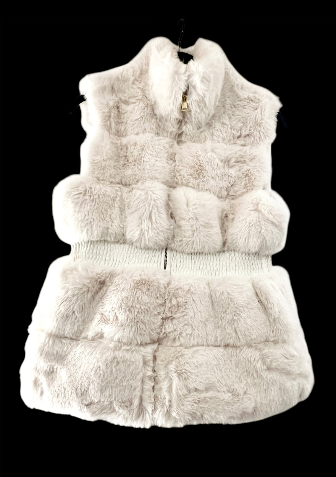 Manteau en fausse fourrure sans manches