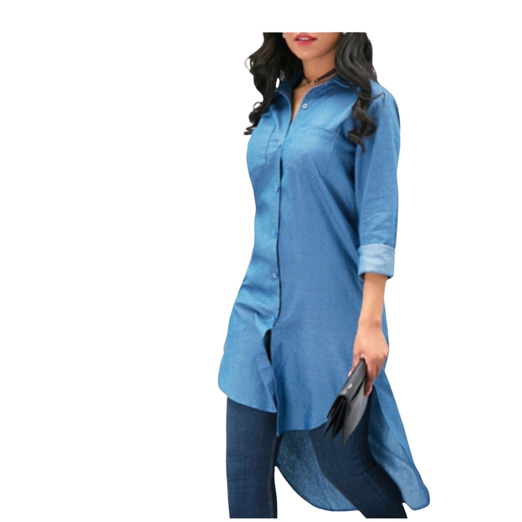 Chemise mi-longue Femme