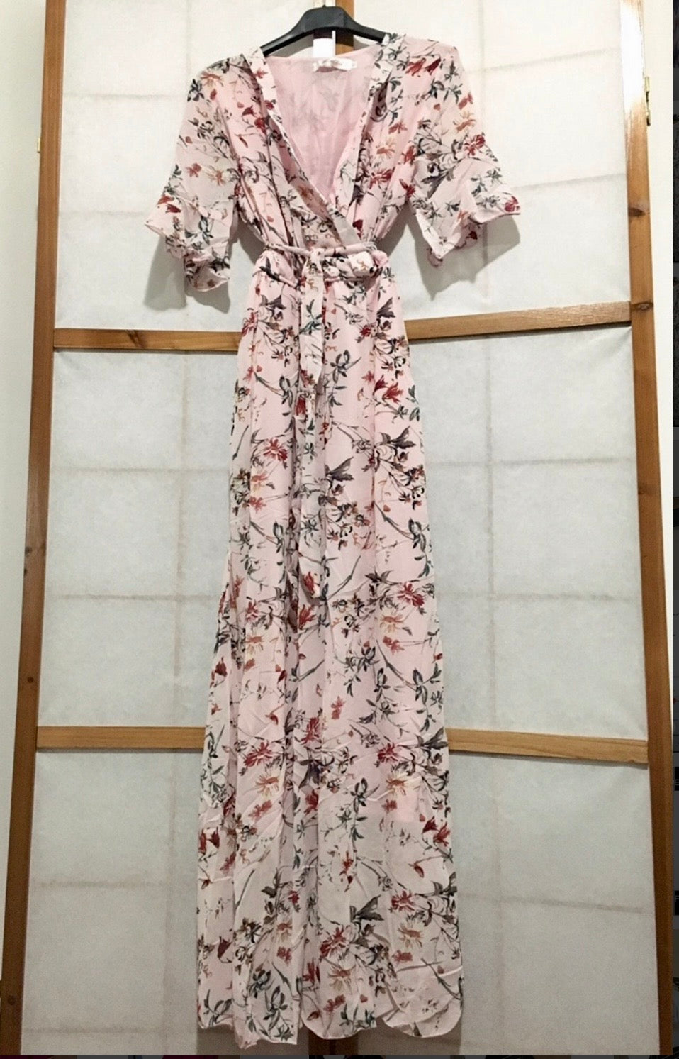 Longue robe à fleurs