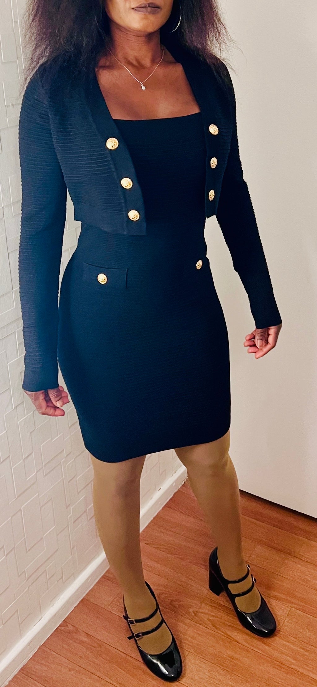 Ensemble robe et gilet Femme