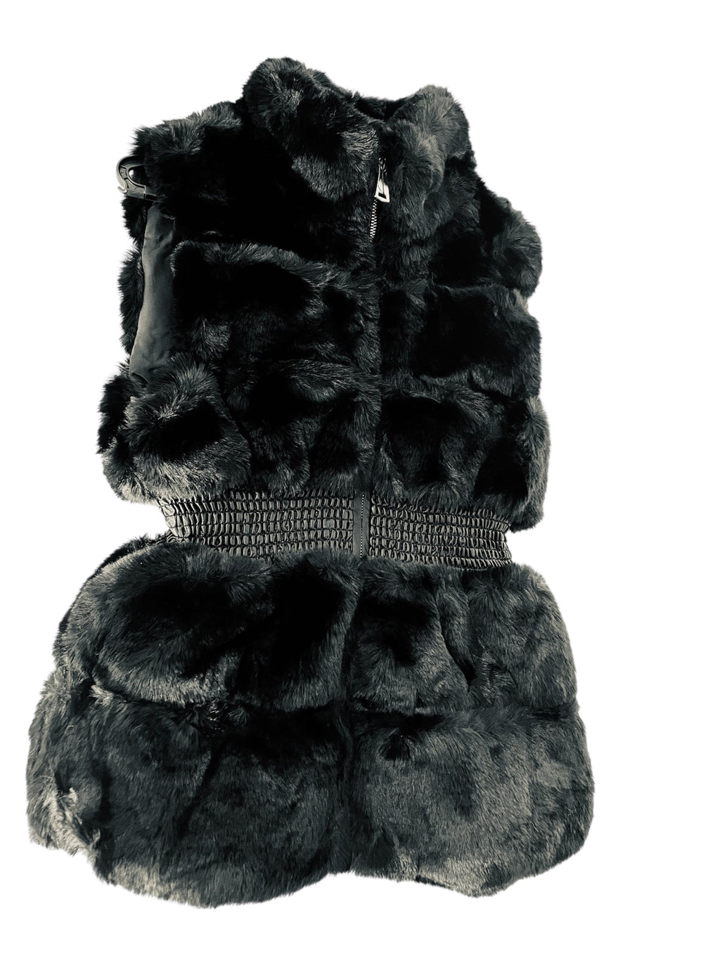 Manteau en fausse fourrure sans manches