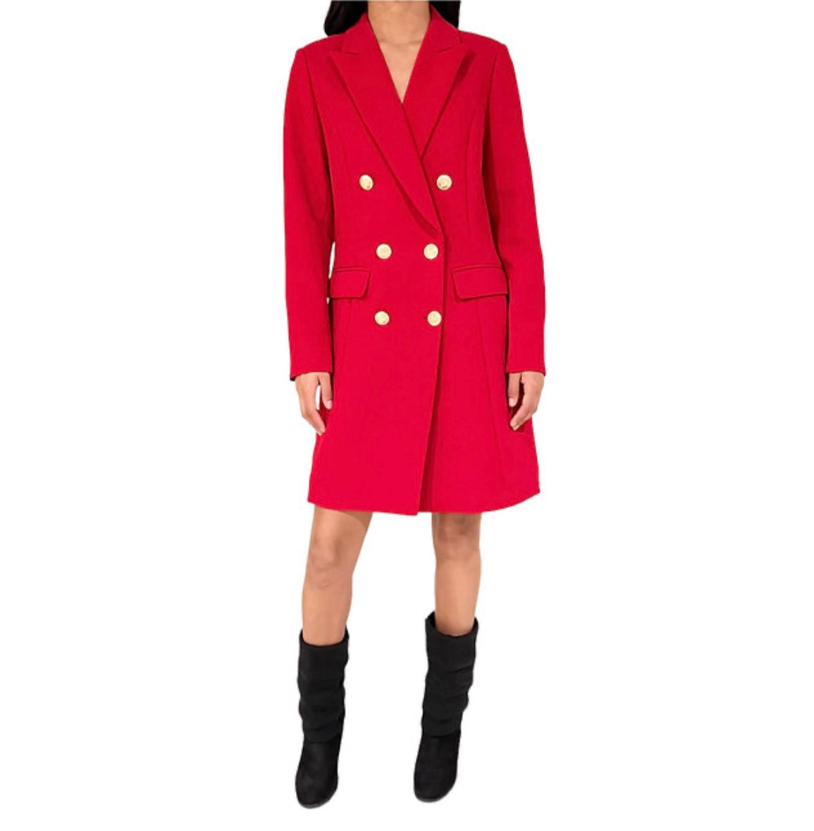 Blazer avec boutons dorés