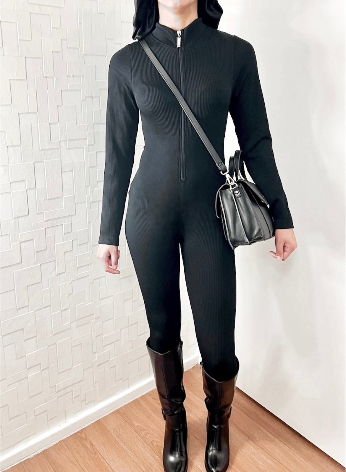 Combinaison sexy manches longues