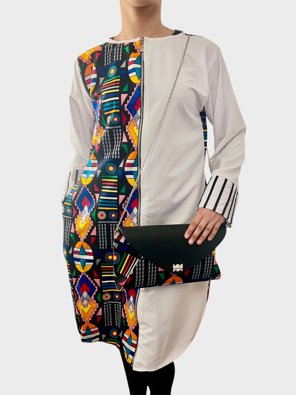 Robe ethnique mi-longue