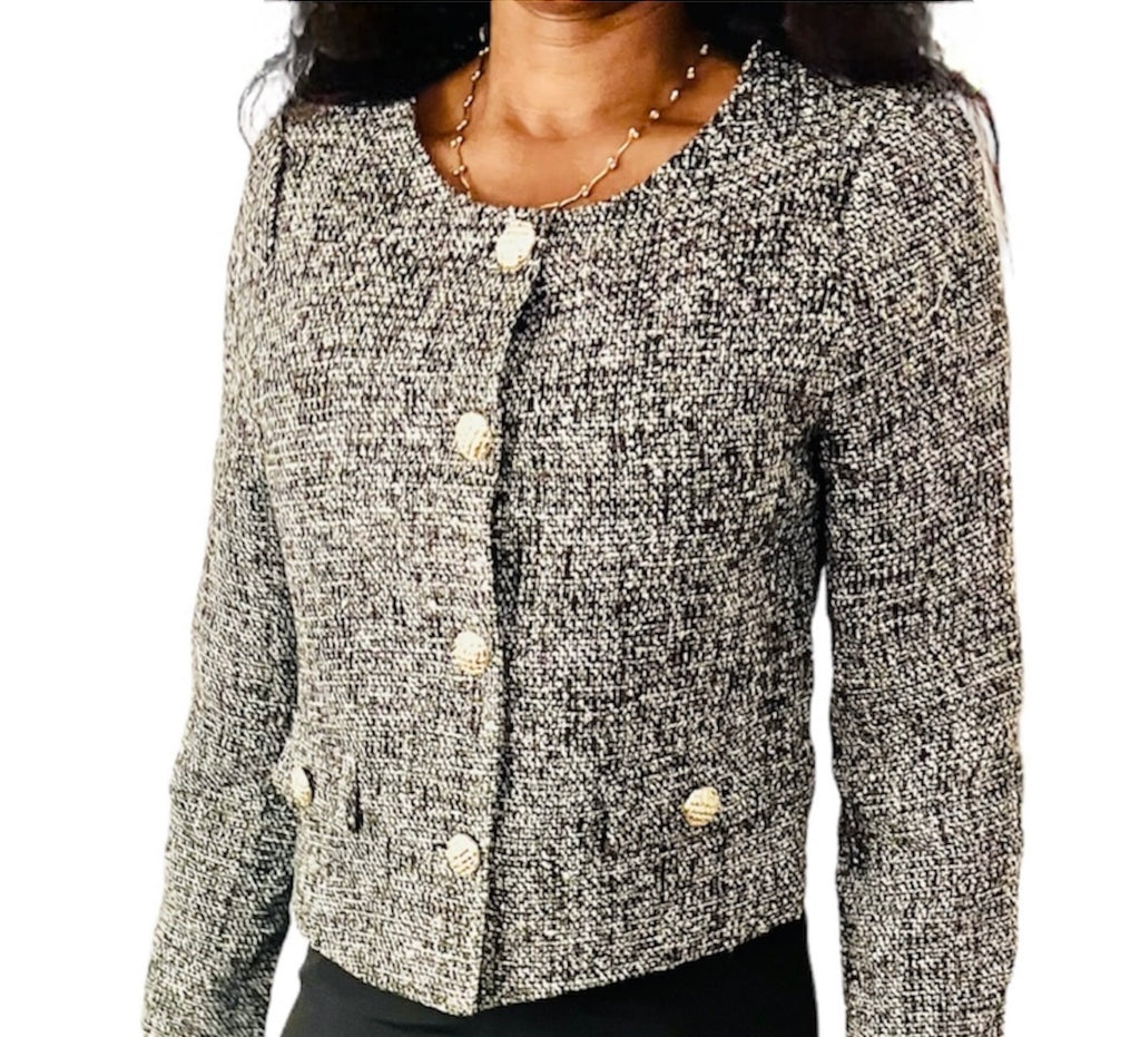 Veste Chic avec boutons dorés Femme
