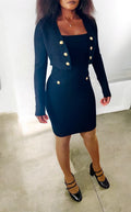 Ensemble robe et gilet Femme