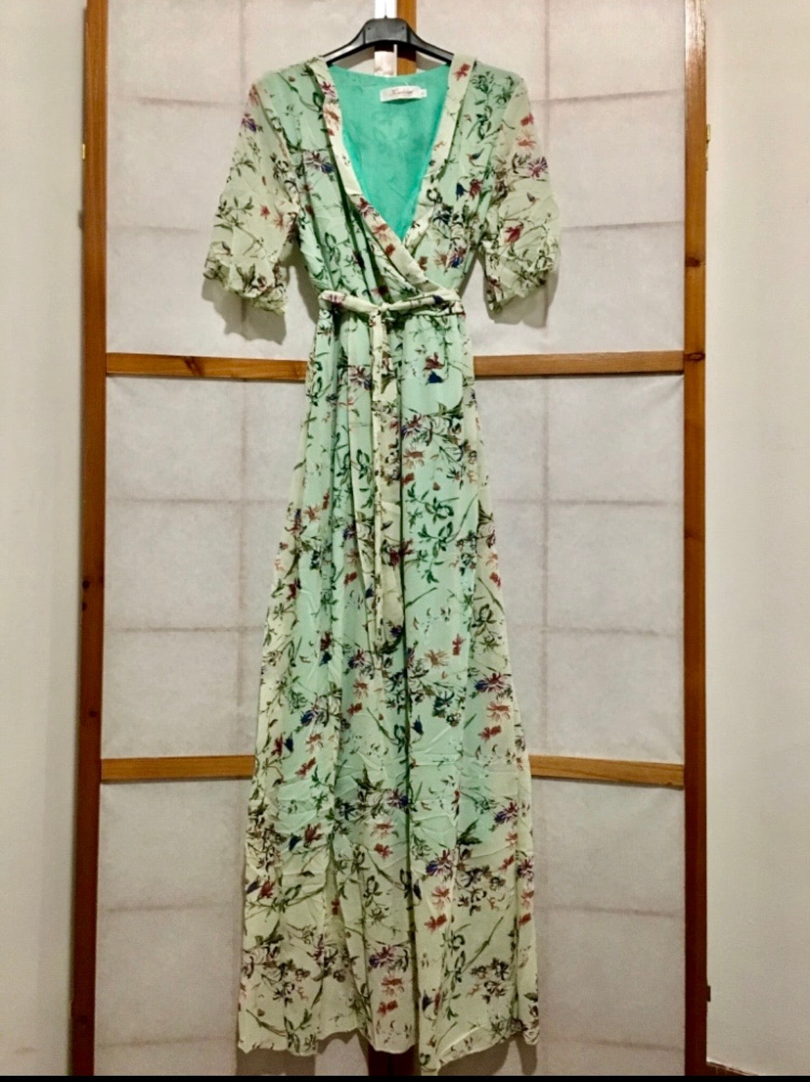 Longue robe à fleurs