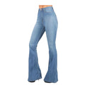 Pantalon jean, bas large