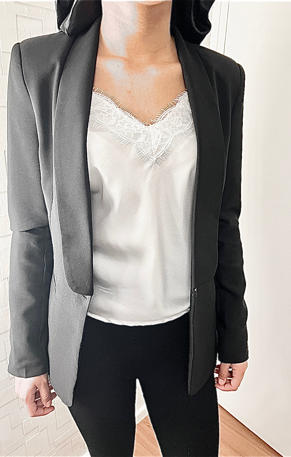 Débardeur en satin petite taille  ,femme