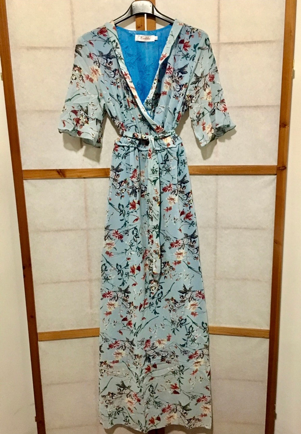 Longue robe à fleurs