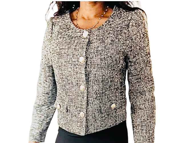 Veste Chic avec boutons dorés Femme