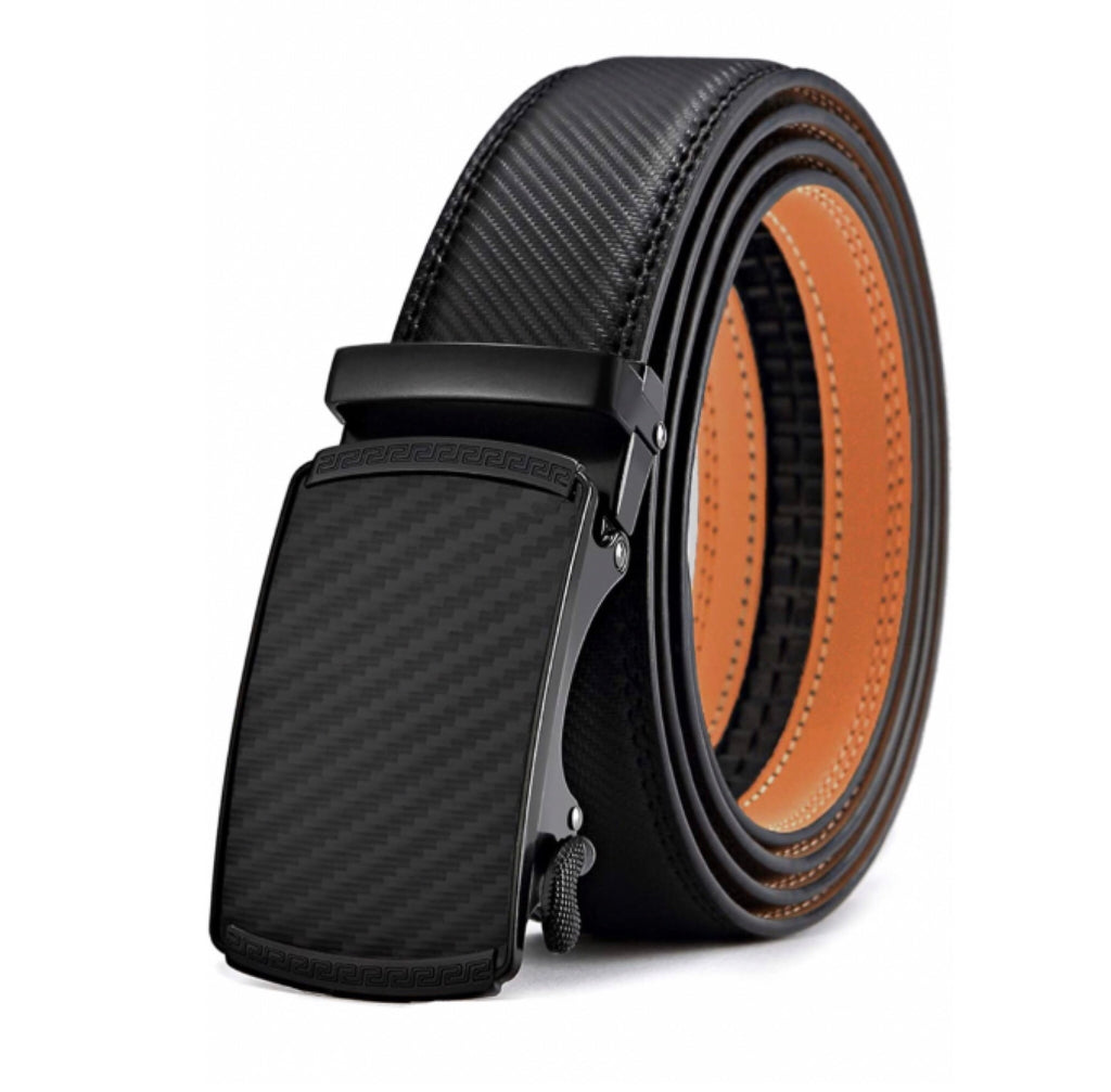 Ceinture boucle automatique en cuir Homme