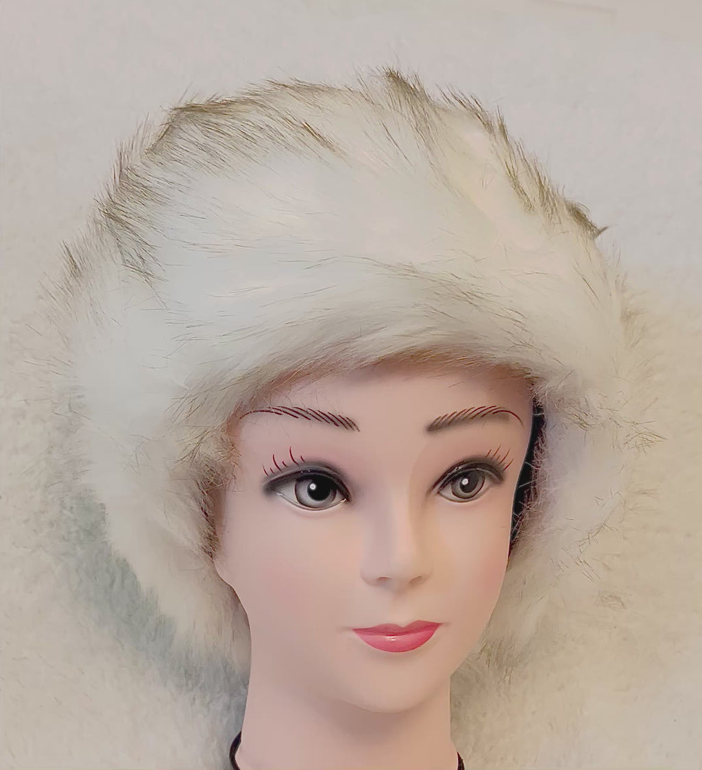 Bonnet en fausse fourrure Femme