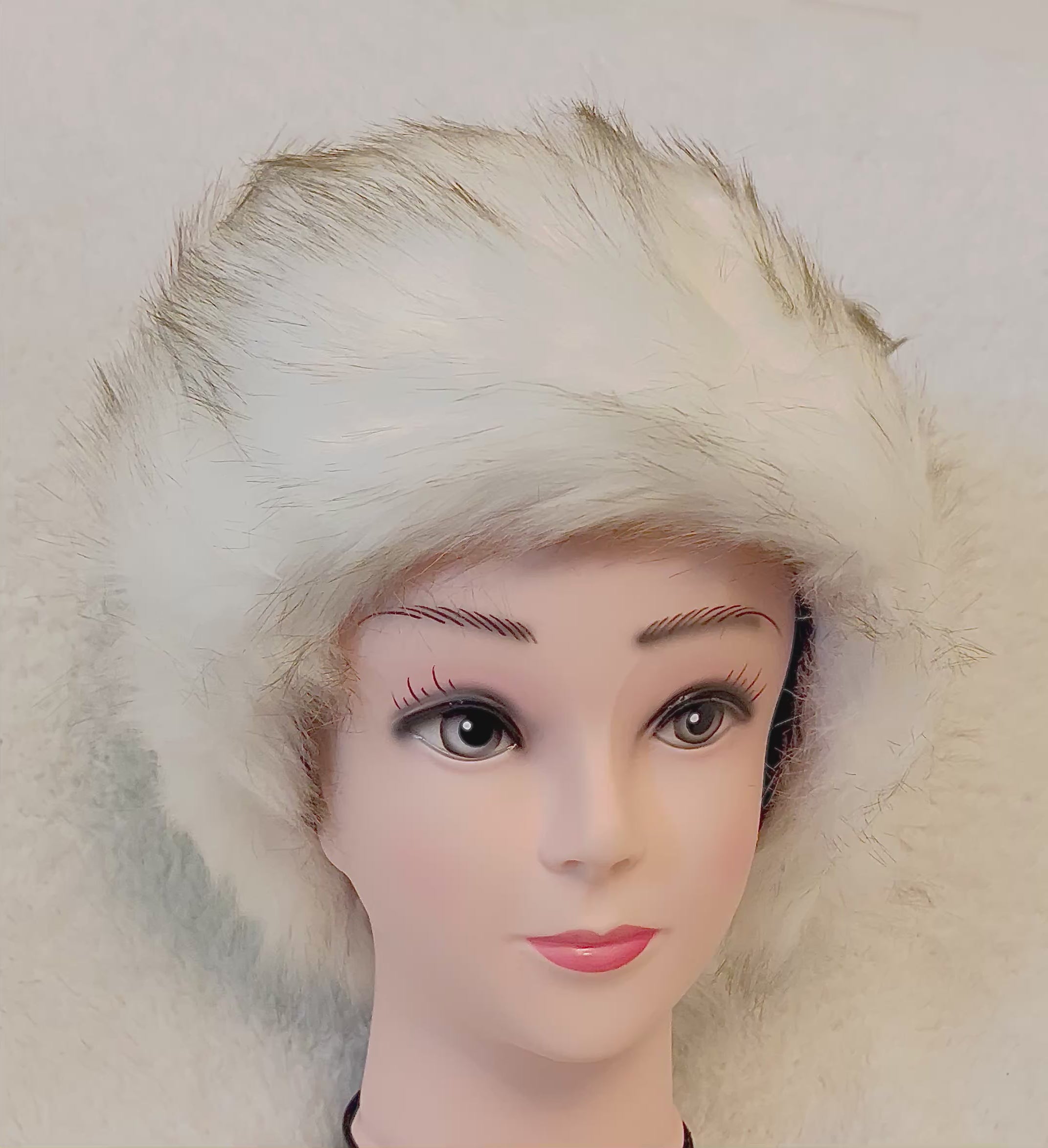 Bonnet en fausse fourrure Femme